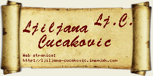 Ljiljana Čučaković vizit kartica